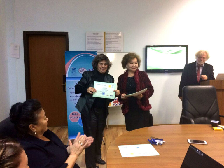 Преподаватели кафедры иностранных языков приняли участие в Республиканском научно-практическом семинаре