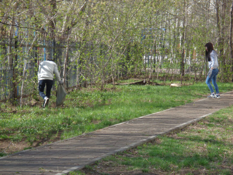 ЕАГИ  на общегородском субботнике