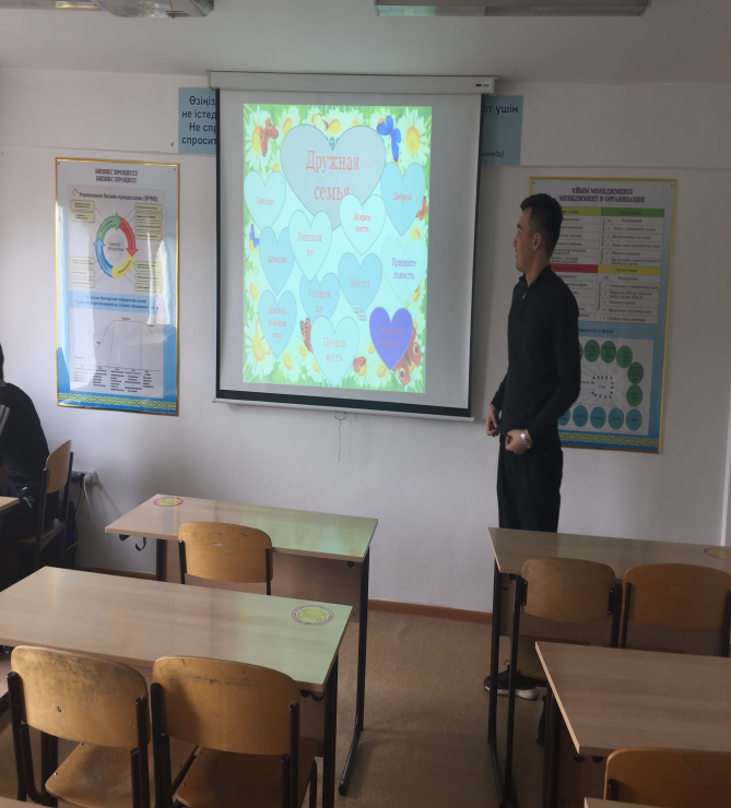 Кураторский час на тему: «Семья – обитель счастья»