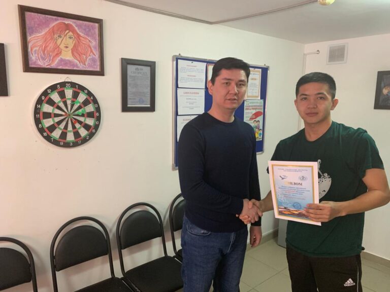 Турнир по национальной игре «Тоғыз құмалақ» в Доме студентов ЕАГИ