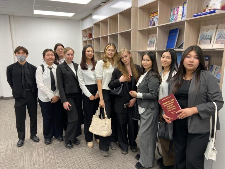 Студенты 1 курса посетили Межрайонный суд по уголовным делам г.Астаны